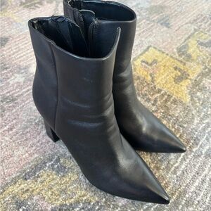 Marc Fisher Black Heeled Boots